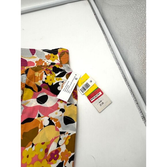 Circus NY Women’s Floral High-Waisted Pleated Shorts, Multi, Sz. L - Picture 6 of 10